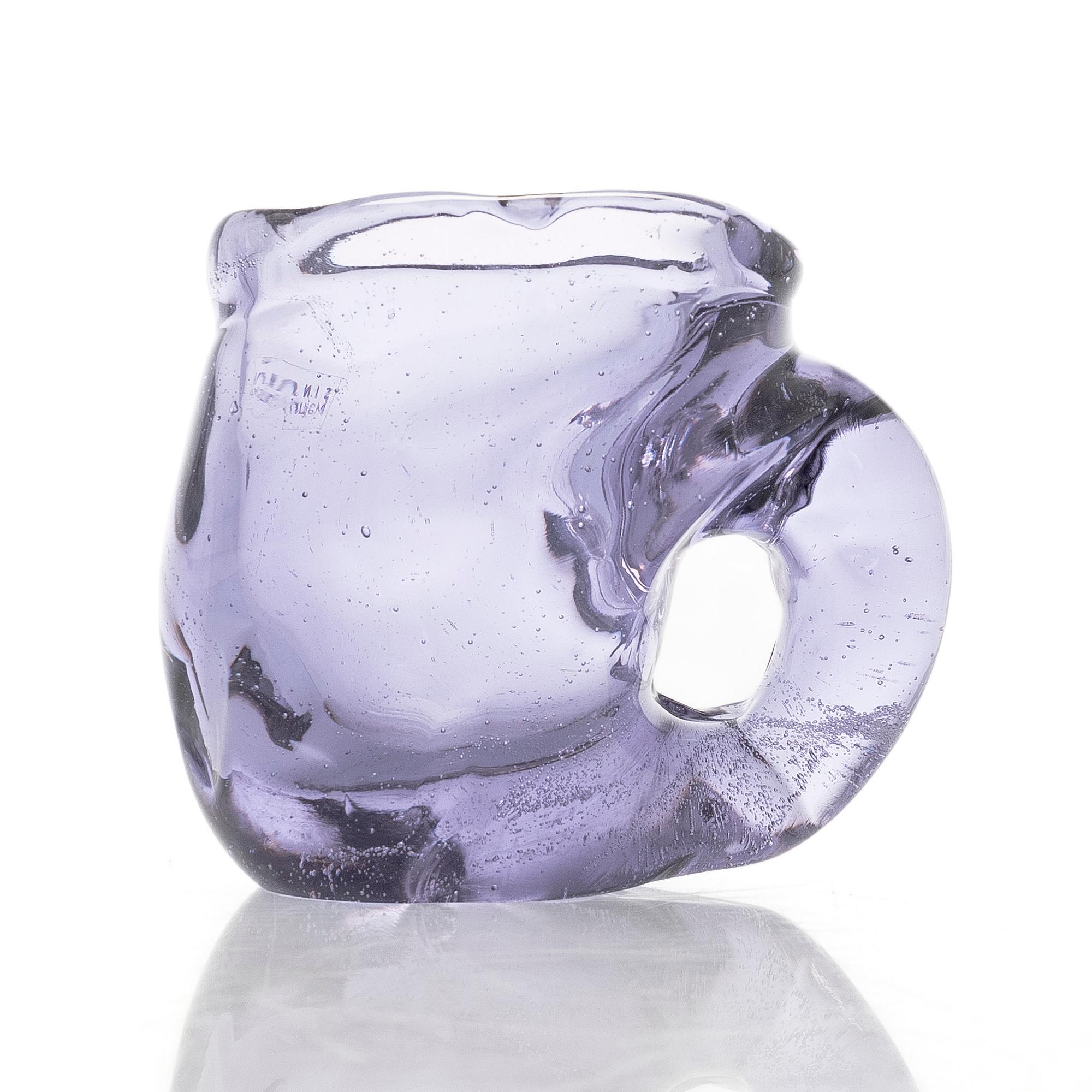 Sini Majuri, Art glass, 'Guksi', signed Sini Majuri. Riihimäki 2025.