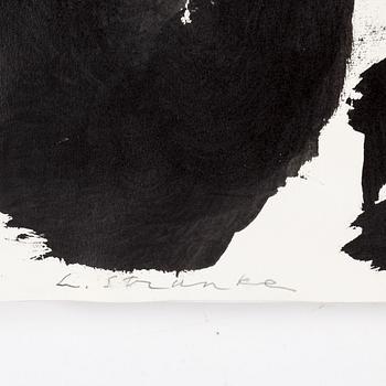 LARIS STRUNKE, Tusch, signerad.