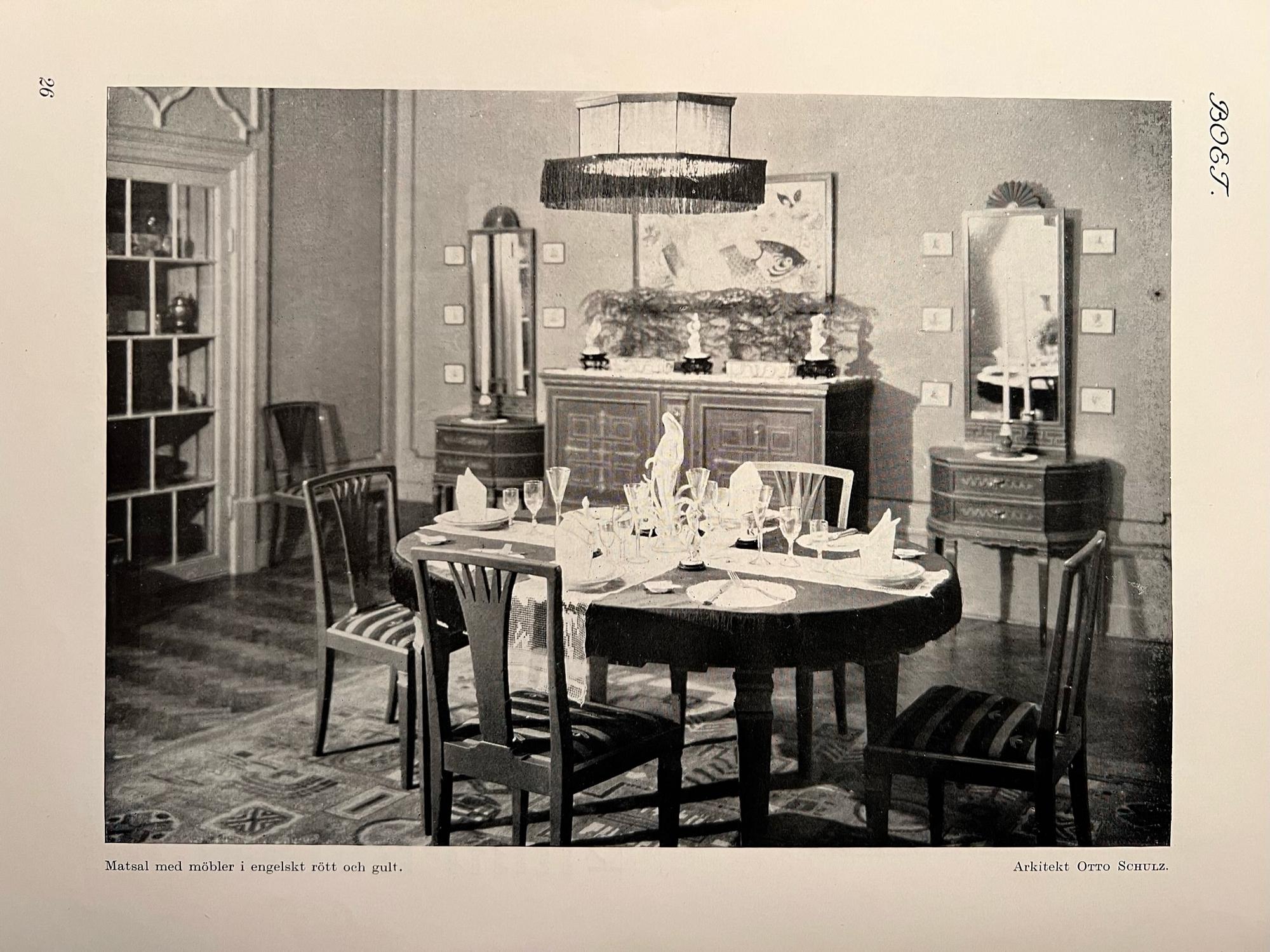 Otto Schulz, a pair of Swedish Grace console tables, Boet, Gothenburg, 1920s.