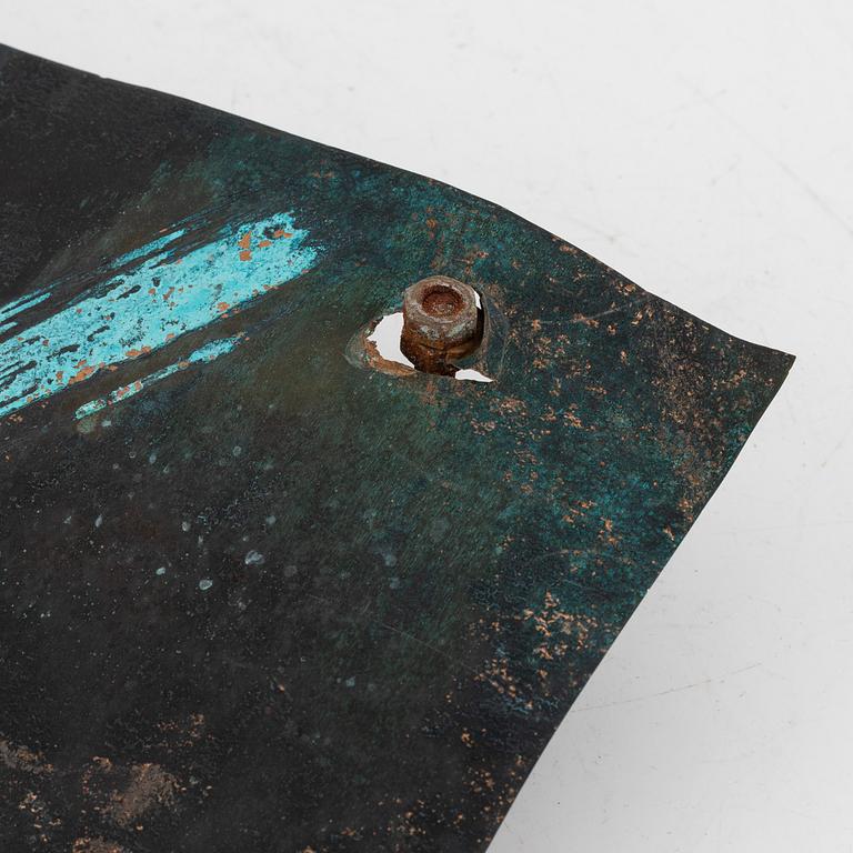 Bo Andersson, sculpture, copper, signed KGBA and dated -96.