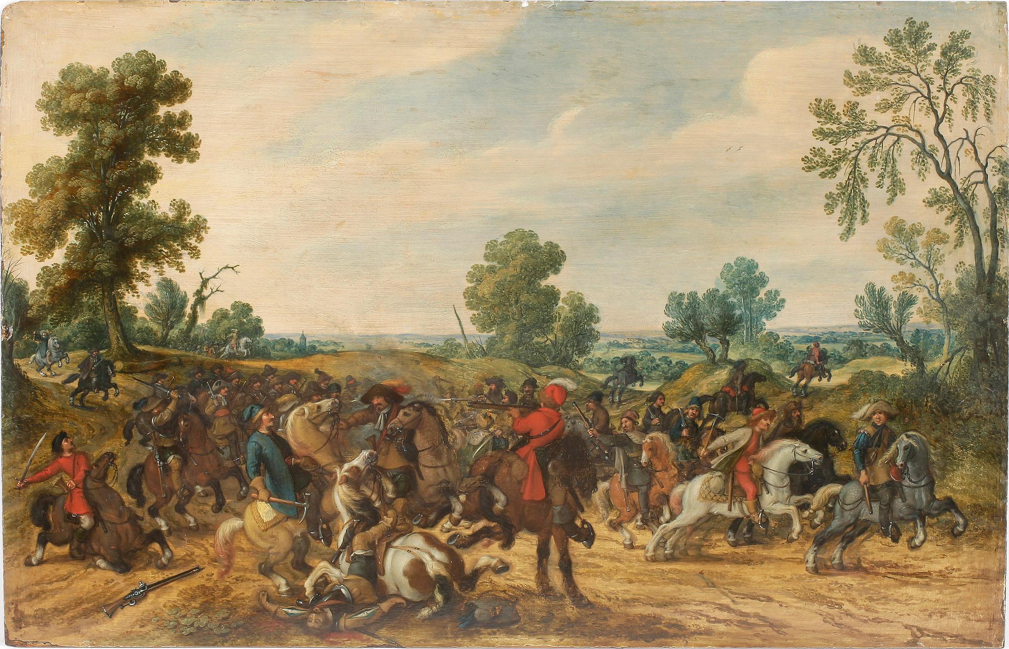Sebastiaen Vrancx, Battle scene.
