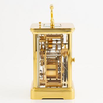 A carriage clock, Matthew Norman, Switzerland, second half of the 20th century.