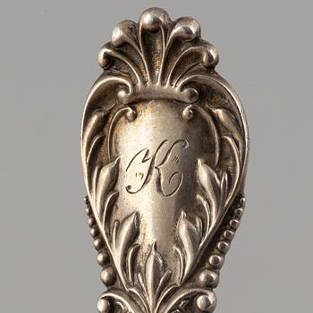 A set of silver cutlery, 18th-20th Century (35 pieces).