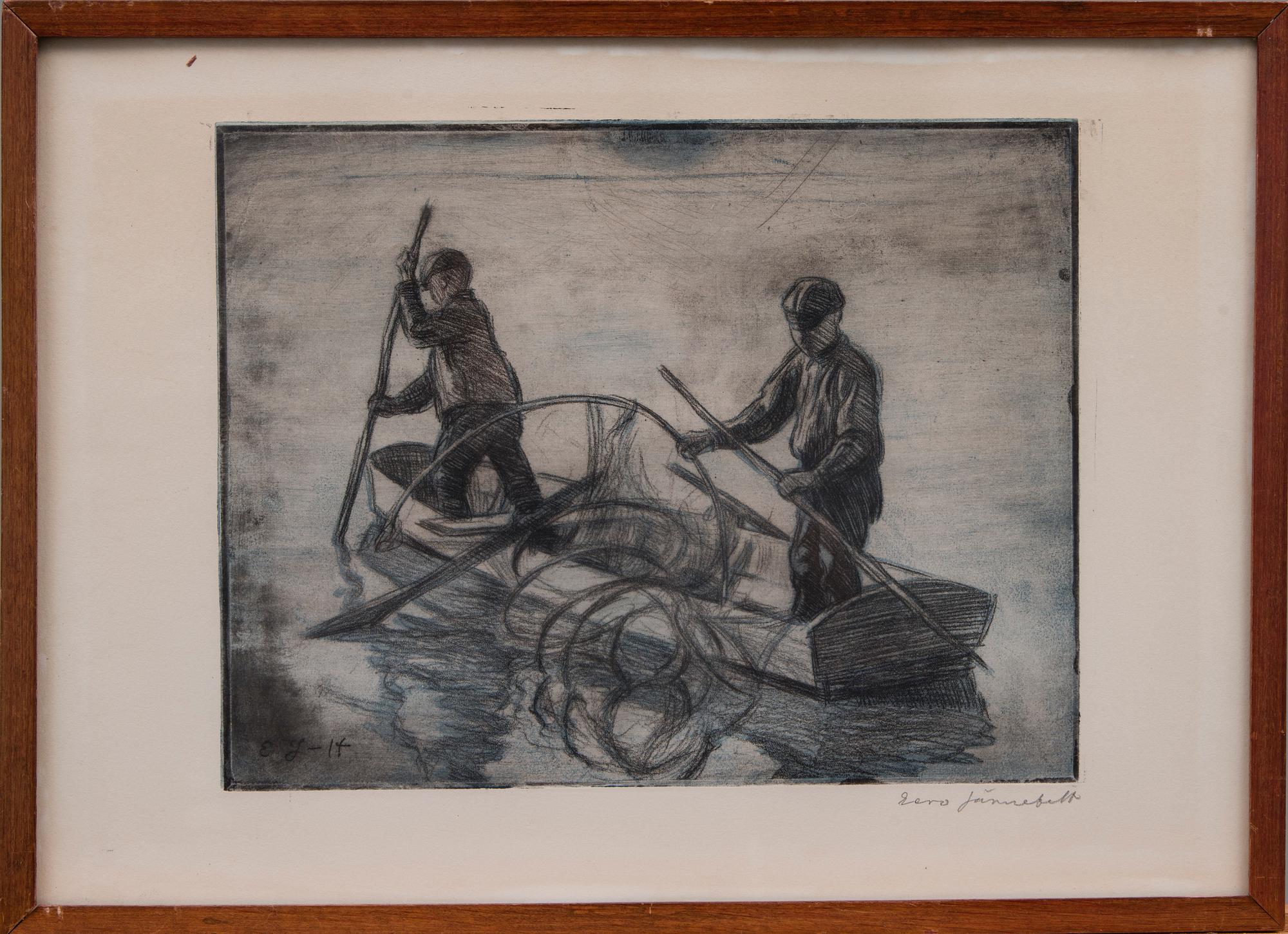 EERO JÄRNEFELT, etsning, signerad.