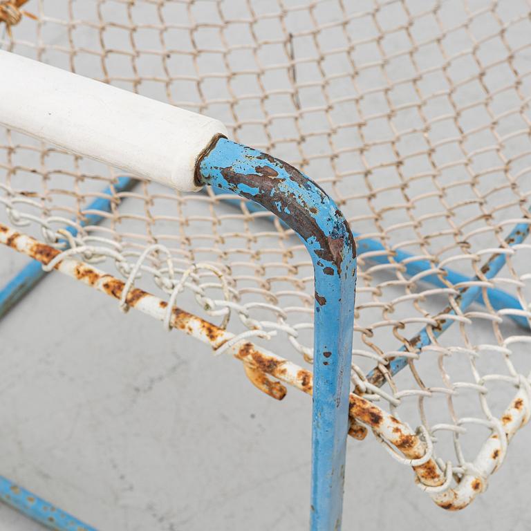 A set of garden furniture, model P-40 and P-50, Grythyttan, Sweden, late 1950's.