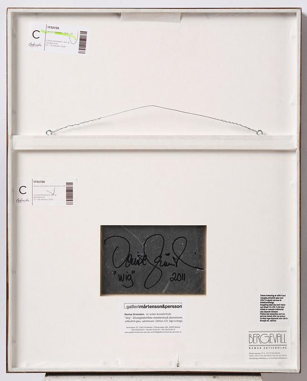 Denise Grünstein, “Wig”, 2011.