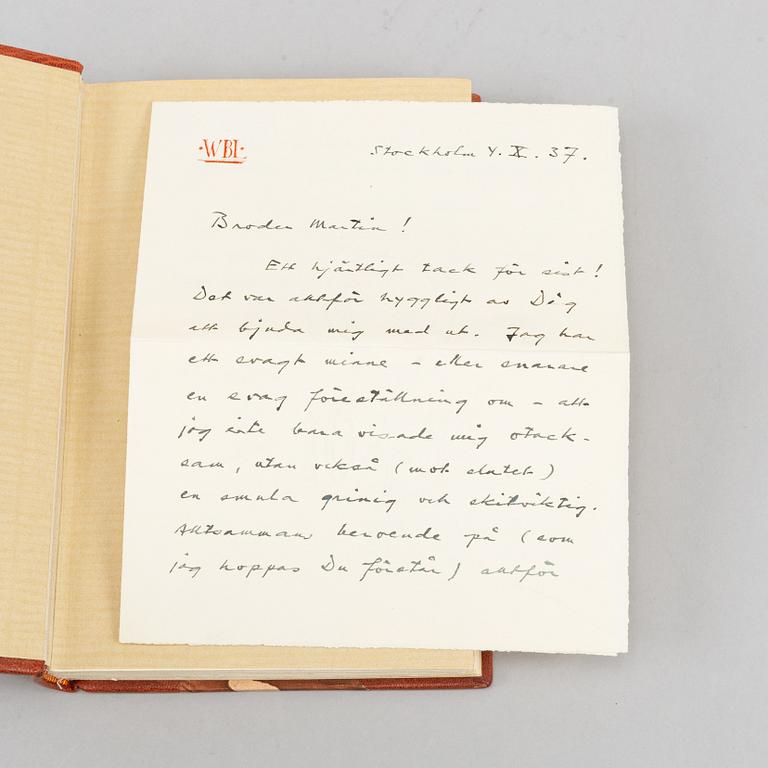 Välbunden svit av Walter Ljungquists böcker i originalupplaga (21 vol).