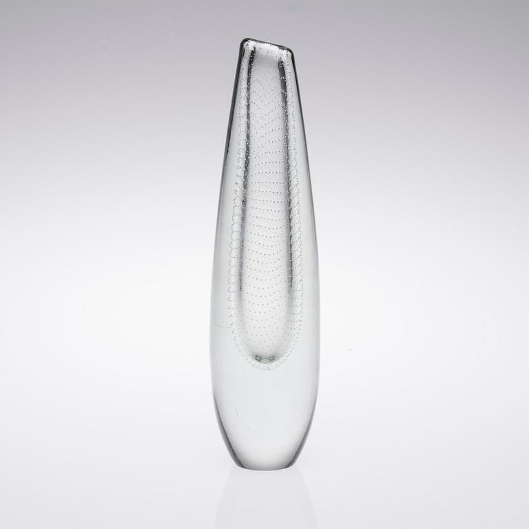 VAS, glas, signerad Gunnel Nyman Nuutajärvi Notsjö -56.