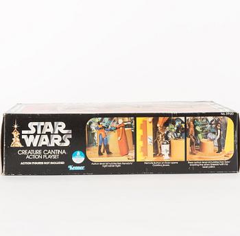 STAR WARS, 3 stycken playsets i kartonger, 1970/80-tal.