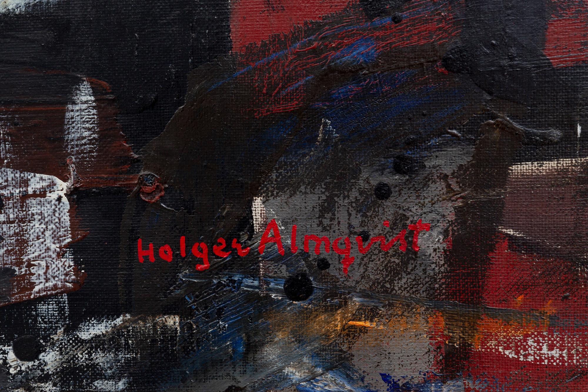 Holger Almqvist, oil on canvas signed.