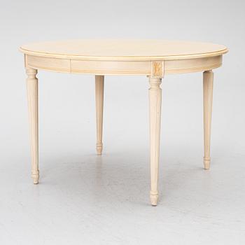 A dining table, Gustavian style, late 20th Century.