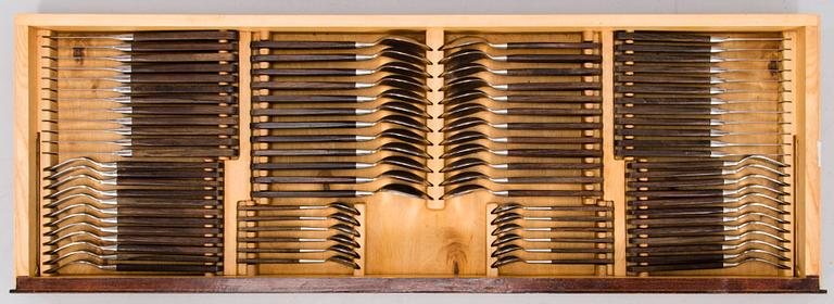 BERTEL GARDBERG, A cutlery set of 61 pieces "Lion de Lux" by Bertel Gardberg, Hackman, Finland. Designed 1958.