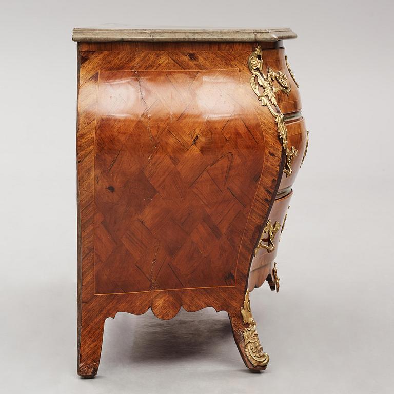 A Swedish Rococo commode by G Foltiern.