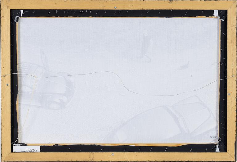 Carl Johan De Geer, photo sublimation signed and dated 1964-2007. Numbered 1/3.