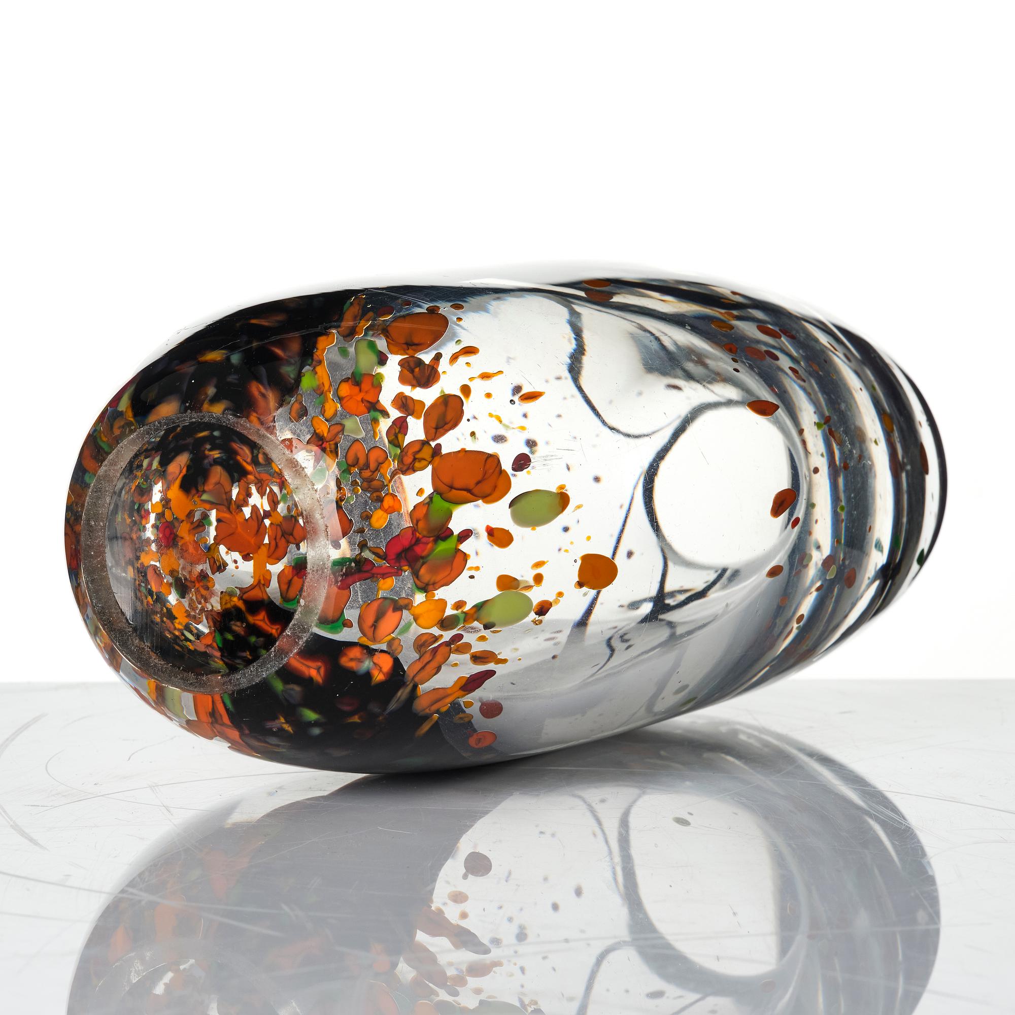 Vicke Lindstrand, vas, glas, "Höst", Kosta, 1950-60-tal.