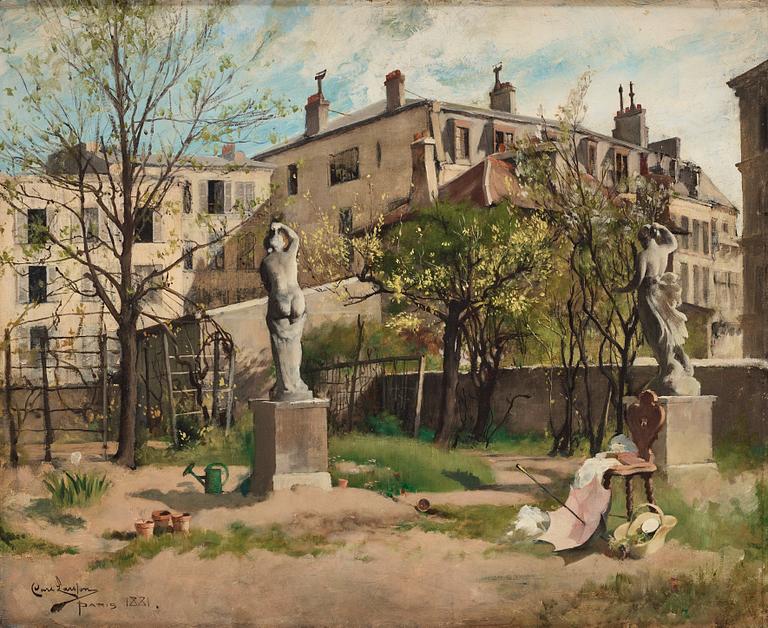 Carl Larsson, "I lövsprickningen".