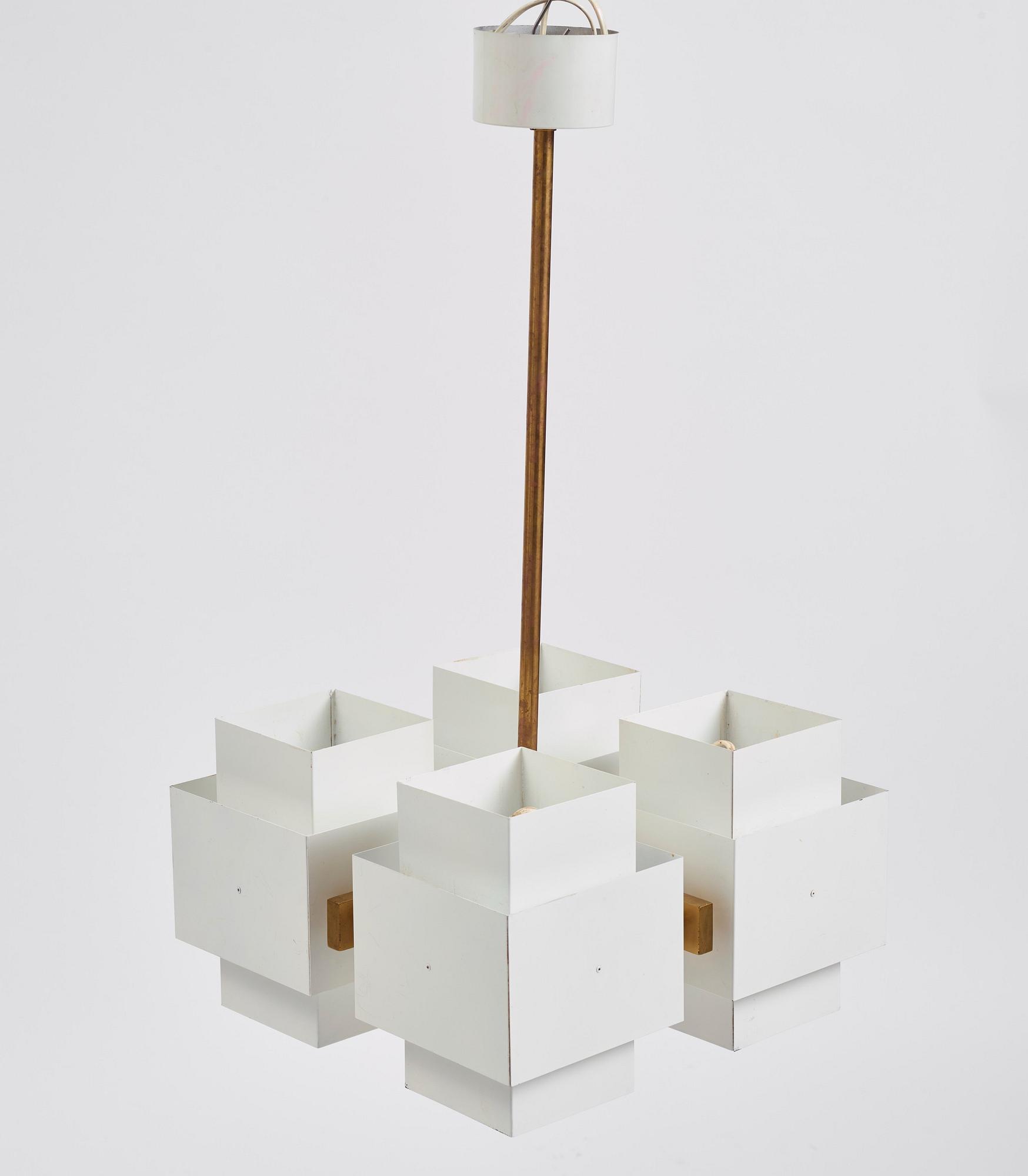 Hans-Agne Jakobsson, a ceiling light 'C769 4 P/Selectra', Hans Agne Jakobsson AB, Markaryd Sweden 1960-70s.