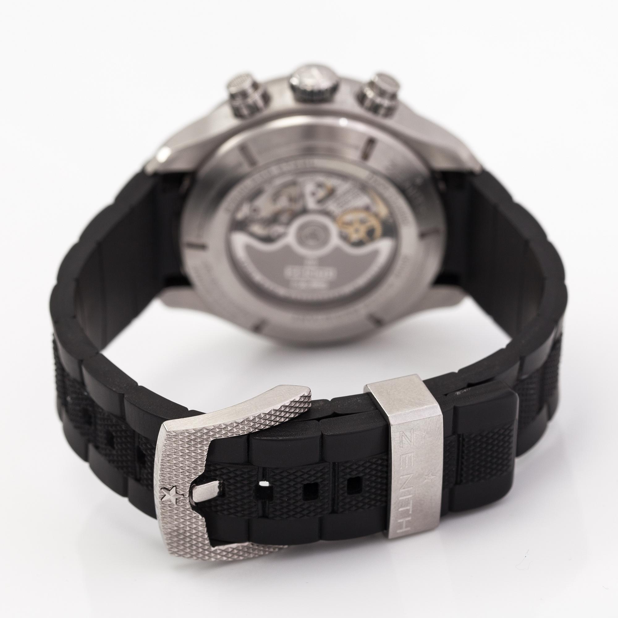 Zenith, Defy Classic El Primero, wristwatch, 43 mm.
