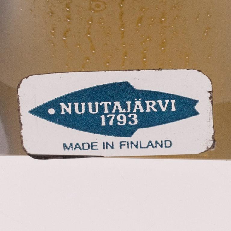 ÅRSKUB, glas, signerad Oiva Toikka, Nuutajärvi 1989, numrerad 232/2000.