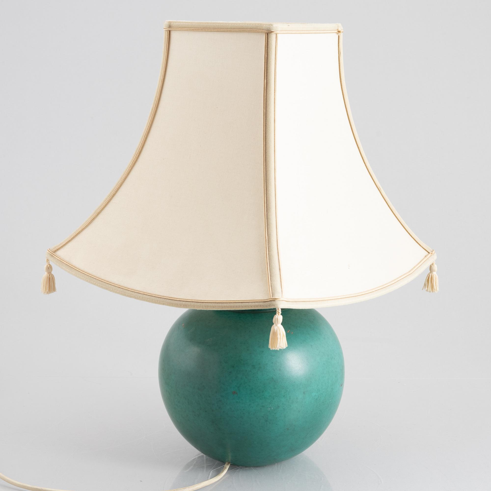 Wilhelm Kåge, an 'Argenta' table lamp, Gustavsberg.