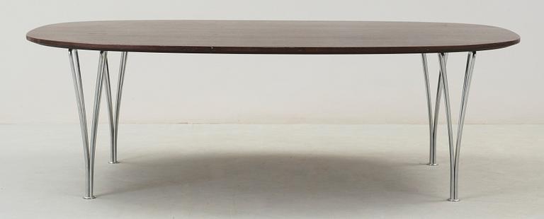 SOFFBORD, "Superellips" Design Bruno Mathsson och Piet Hein för Fritz Hansen. 1900-talets andra hälft.