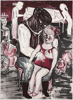 Lena Cronqvist, "Här bor de sjuka, däröver det friska" ur mappen: "August Strindberg, Ett Drömspel".