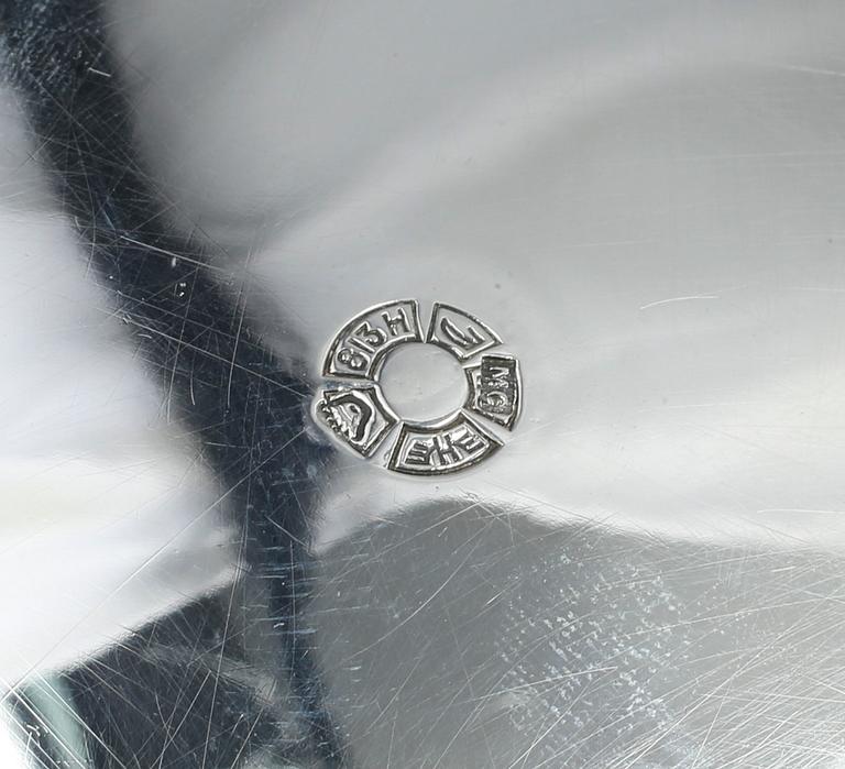 SERVIS, 3 delar, 813 silver, Hopeatakomo, Helsingfors, Finland, 1941. Total vikt ca 1016g.