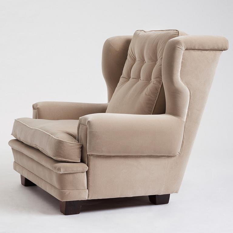 Åke Wennberg, a monumental armchair, STC (The Swedish Associations for Upholsterers), Stockholm 1960's.