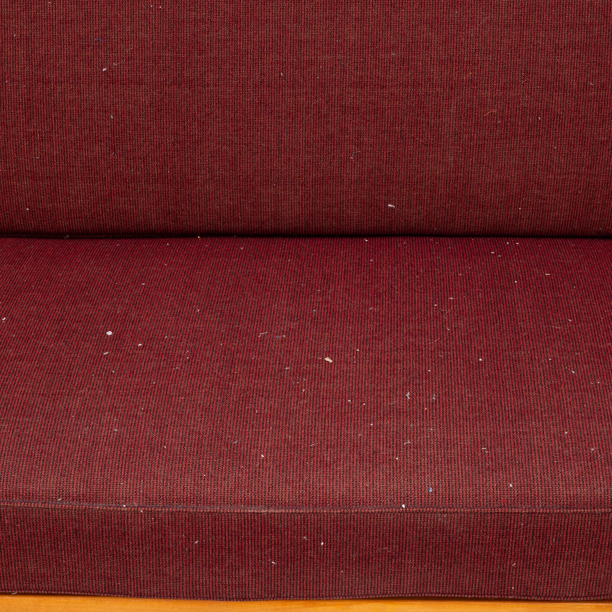 Tove & Edvard Kindt Larsen, a model 117 sofa, France & Daverkosen, Denmark, designed in 1956.