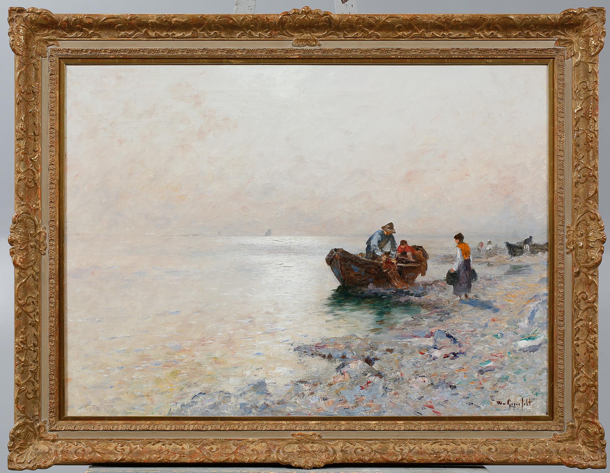 WILHELM VON GEGERFELT, olja på duk, signerad.