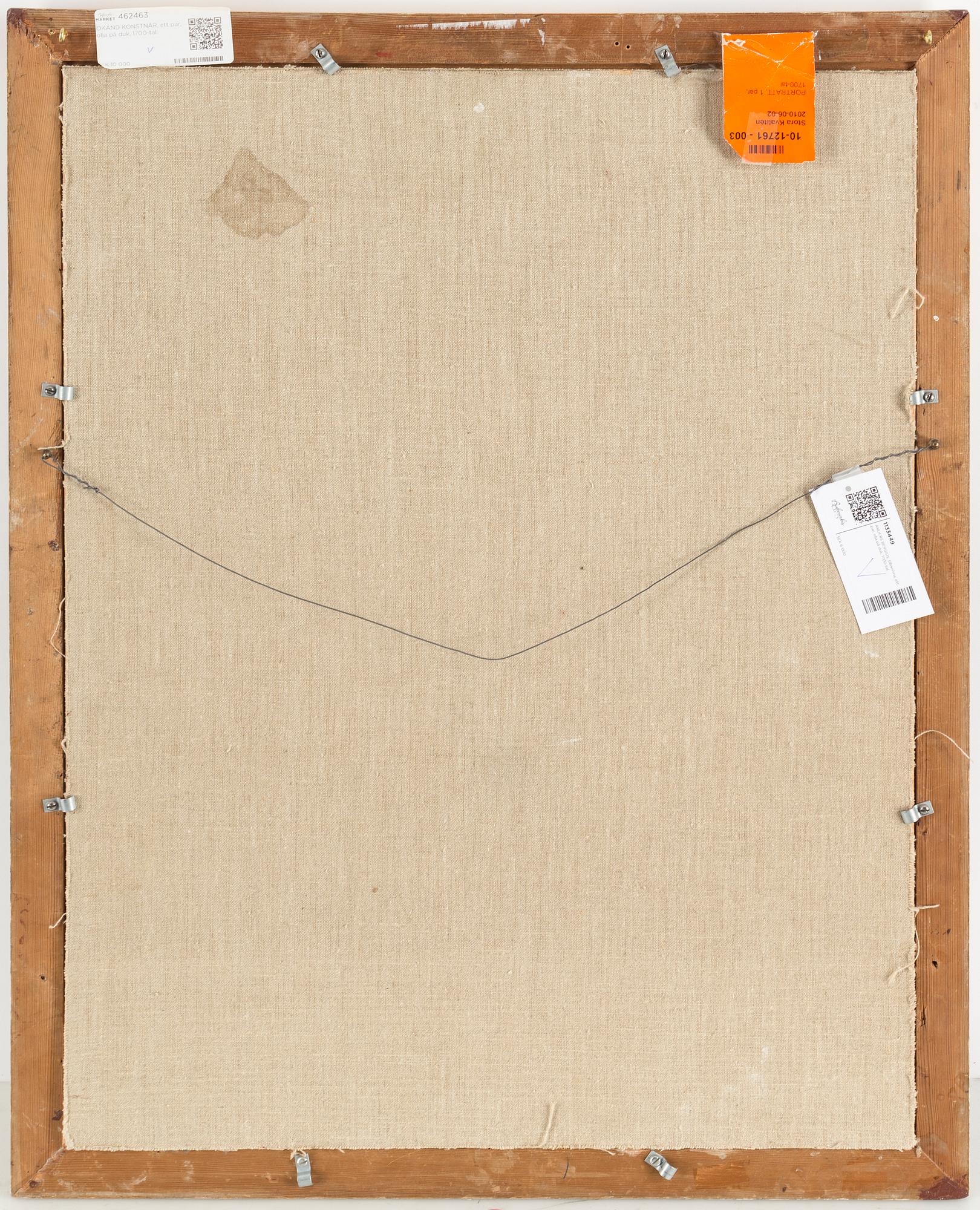 ANDERS BERGIUS, attributed, oil on canvas mounted on board, a pair.