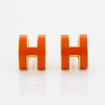 Hermès, a pair of 'Pop H' earrings.