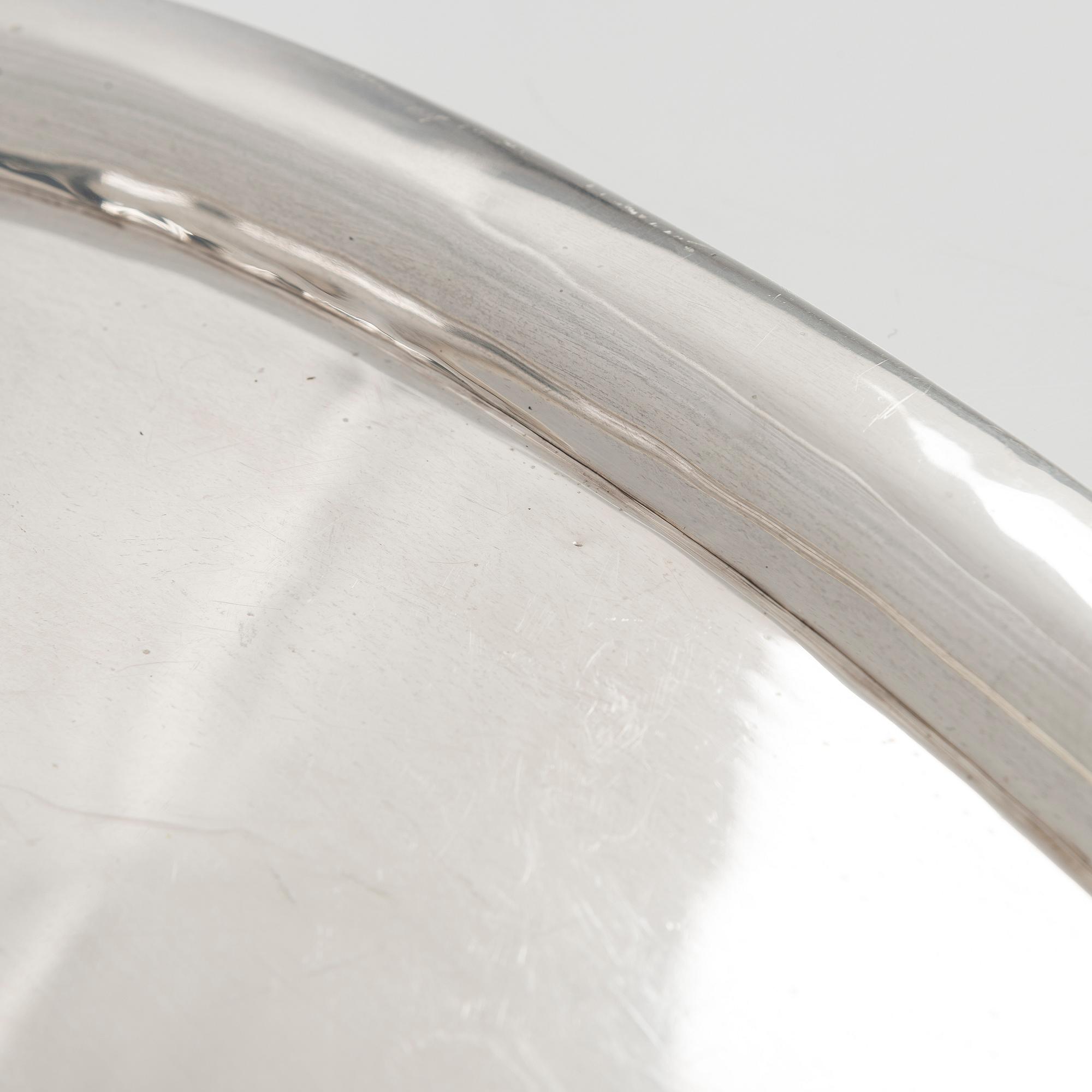 A 4-piece Mexican sterling silver tea set, mid-20th century.