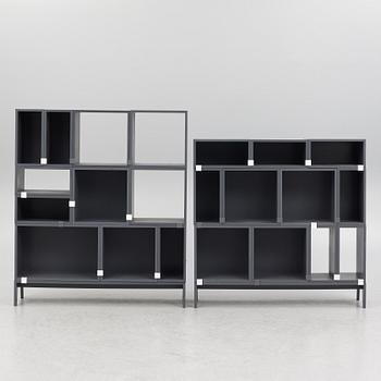 Julien de Swedt, hyllsystem, 24 delar, "Stacked", MUUTO, Danmark, 2000-tal.