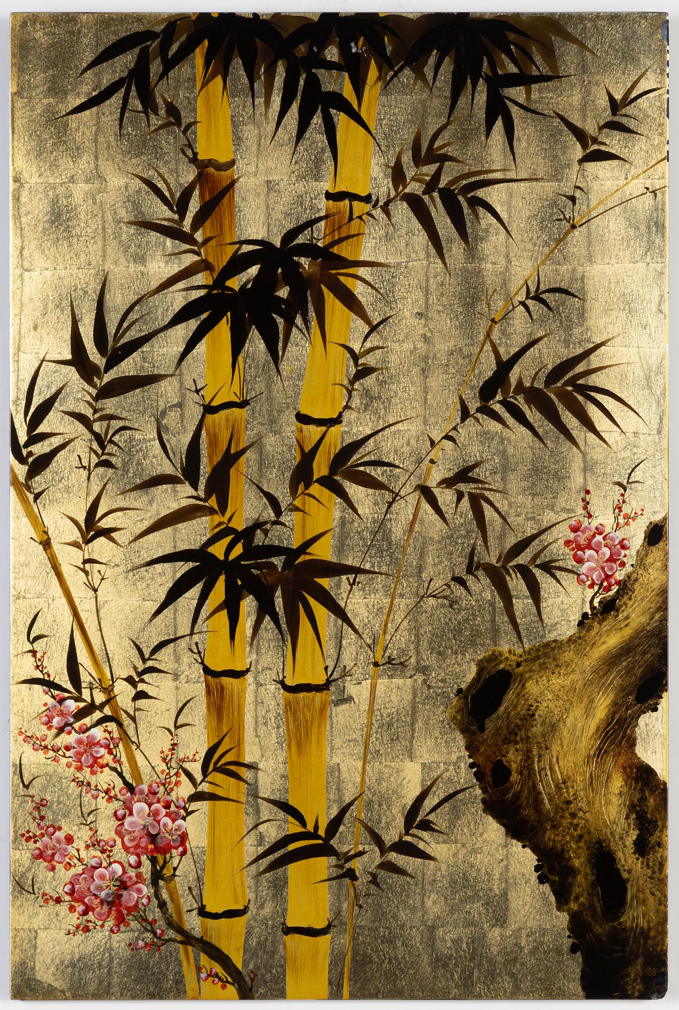 Triptyk, japansk stil, 1900-tal.