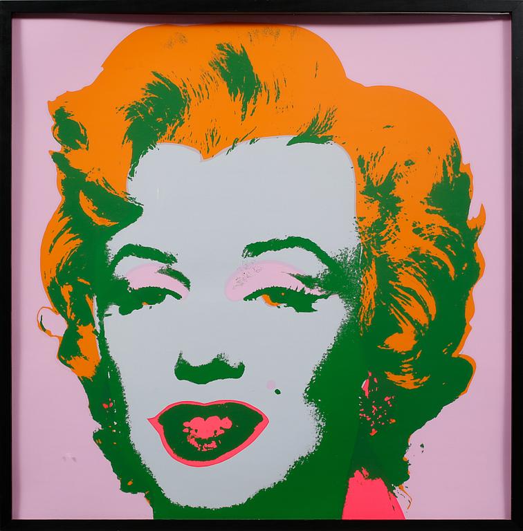 ANDY WARHOL, efter, färgserigrafi.