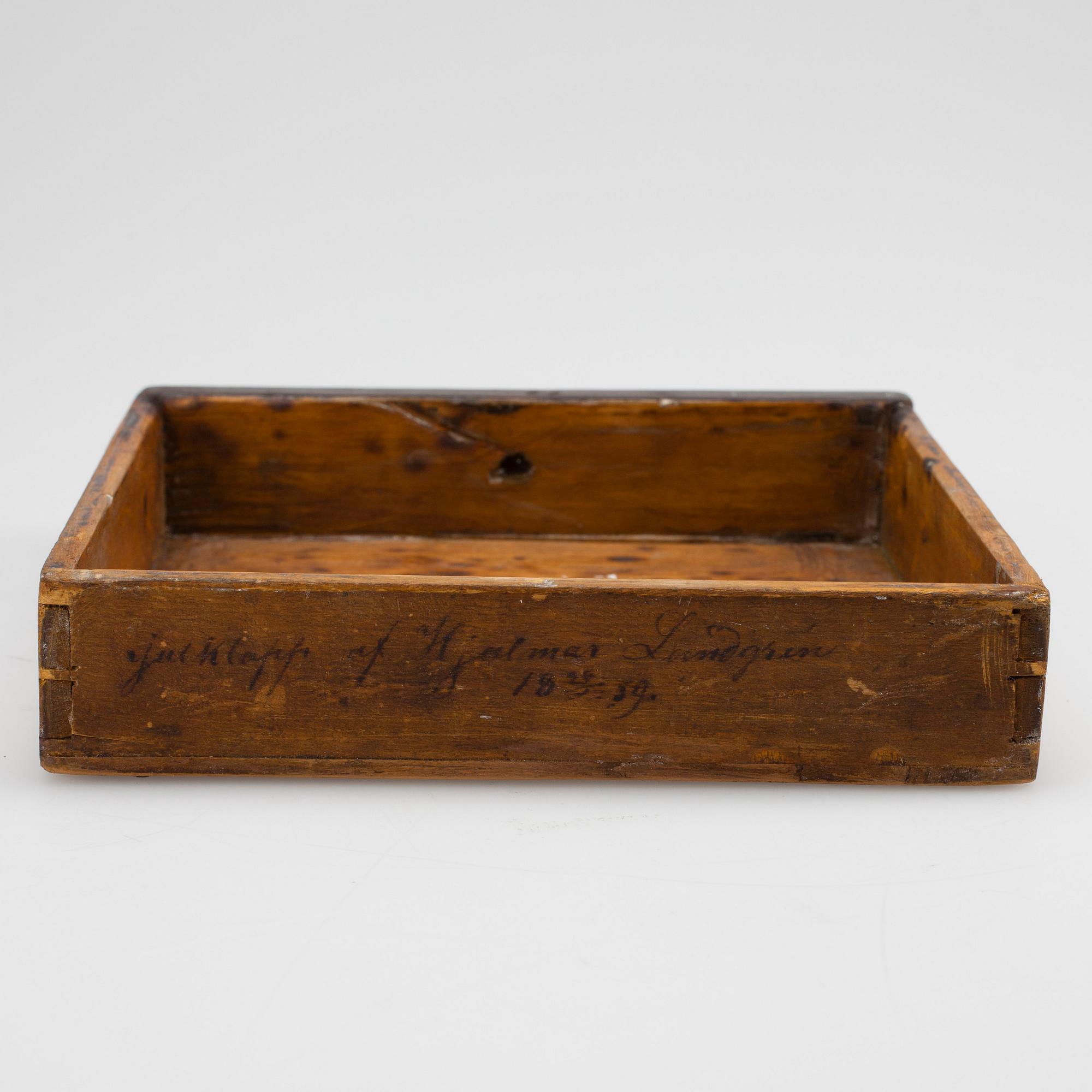 TOBAKSSKRIN, ådrad al, 1800-talets mitt.