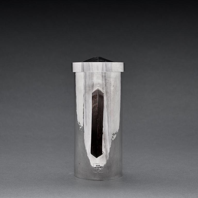 Carl G. Jahnsson, a sterling coffee pot, Stockholm 1967.