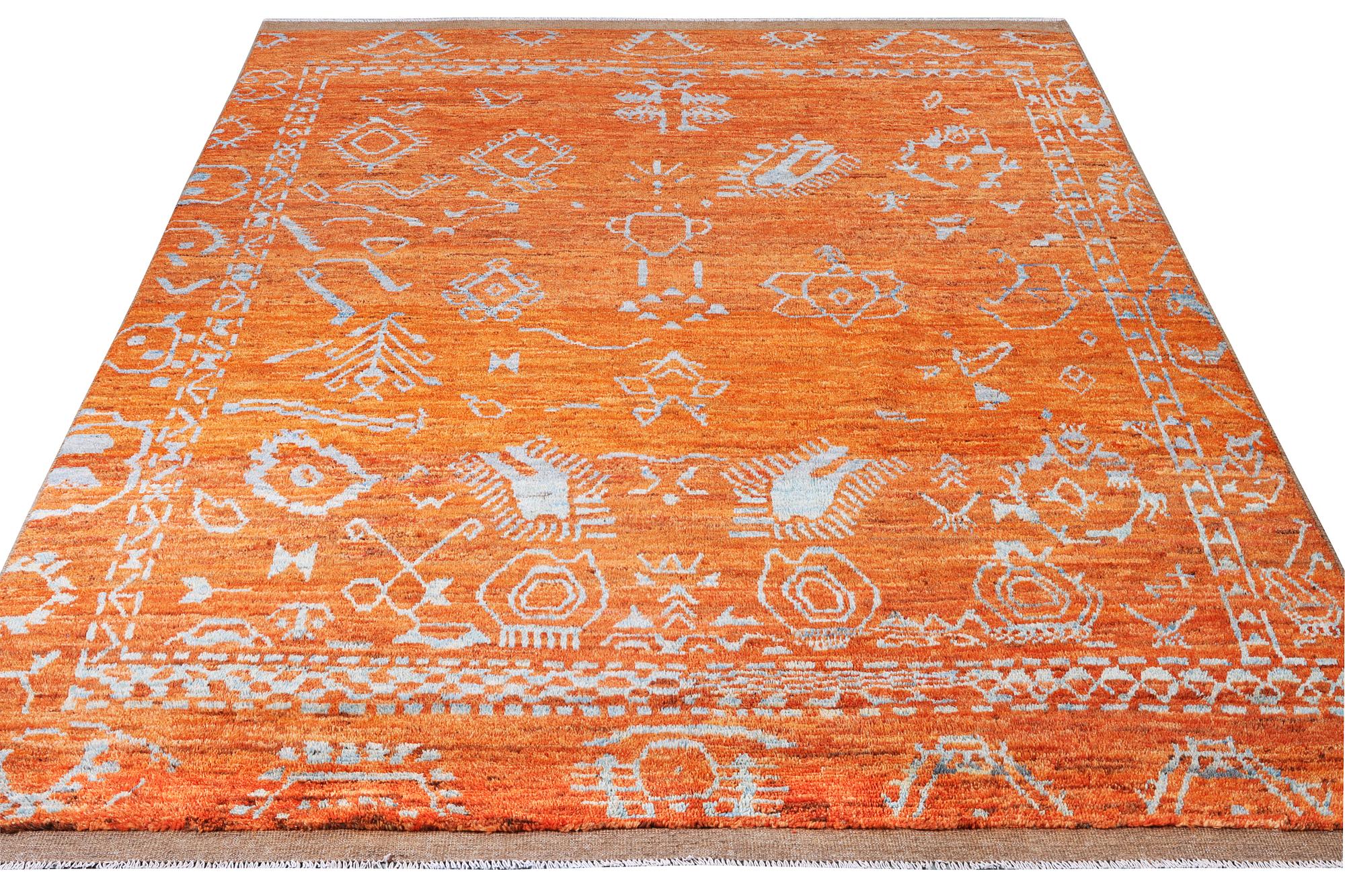 A Moroccan carpet, c. 307 x 249 cm.