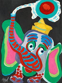 309. Karel Appel, "L'oeil du cirque", from: "La Cirque".