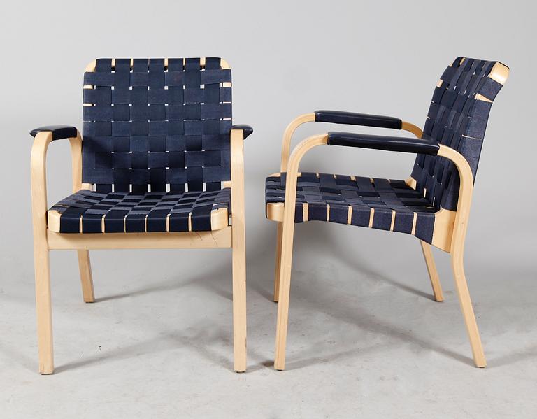 KARMSTOLAR, 1 par, NV-45, Alvar Aalto, Finland.