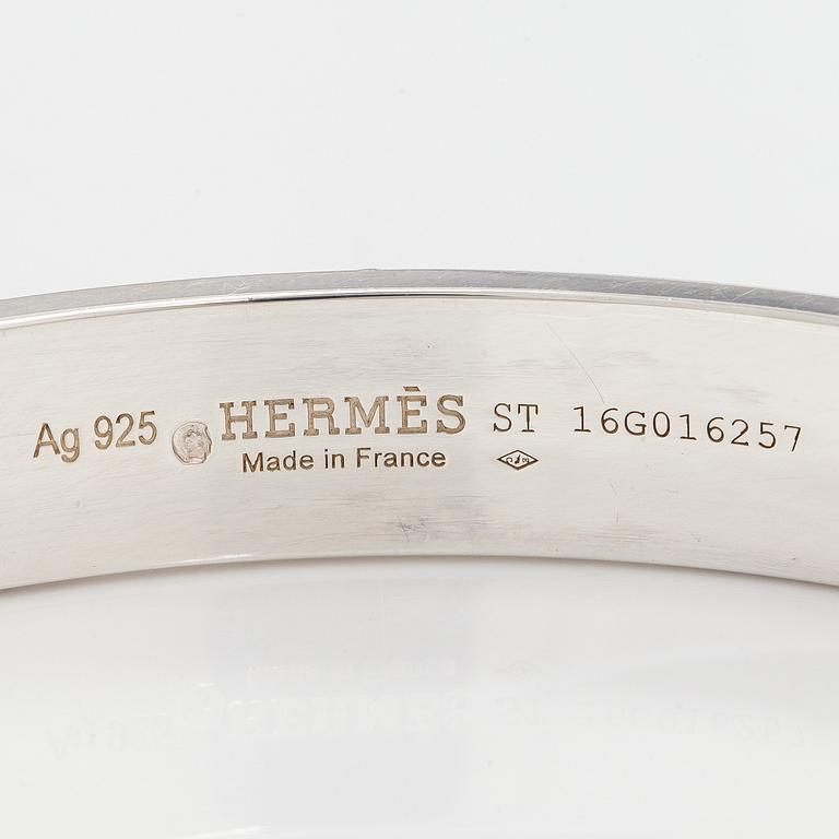 Hermès, armband, sterling silver, "Collier de Chien".