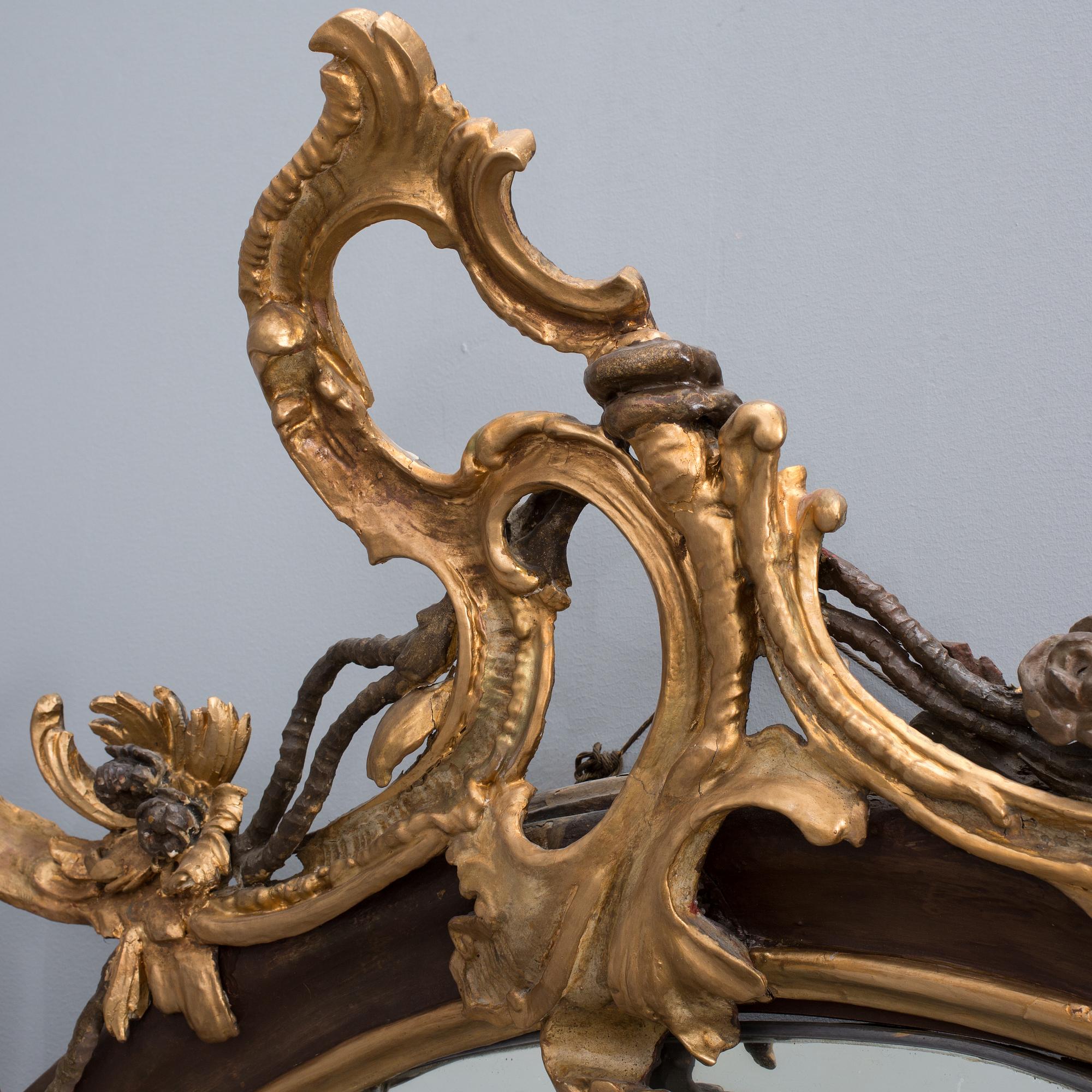 SPEGEL, Louis XV-stil, 1800-talets senare del.