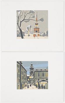 Lars Erik Falk, Stockholm motifs.