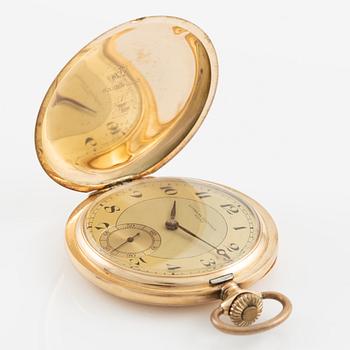 Pocket watch, 14K gold, hunter, Andreas Svensson Malmö, Boliden Gold, 50.5 mm.