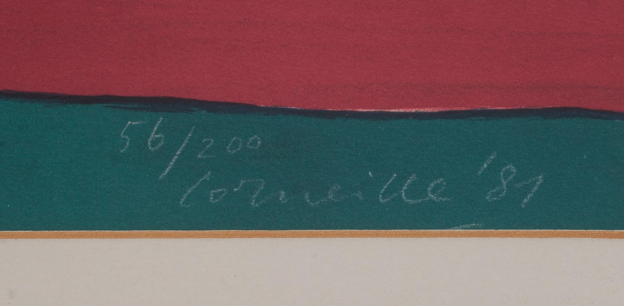 BEVERLOO CORNEILLE, färglitografi, signerad, daterad -81 och numrerad 56/200.