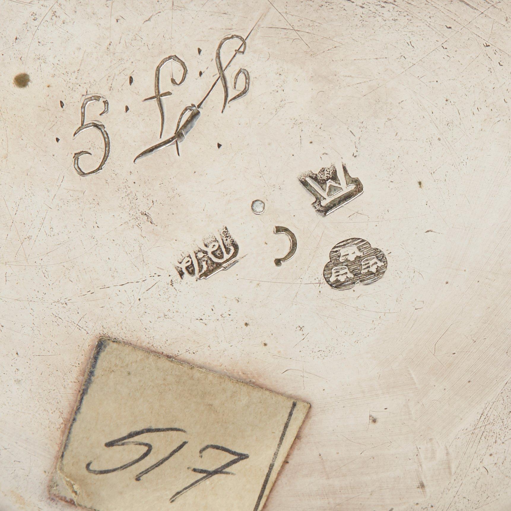A Swedish 18th century parcel-gilt silver miniature tankard, mark of Bengt Biorn, Vasteras 1736.