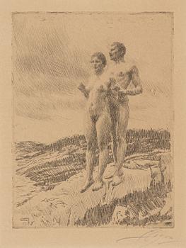 Anders Zorn, "De två".