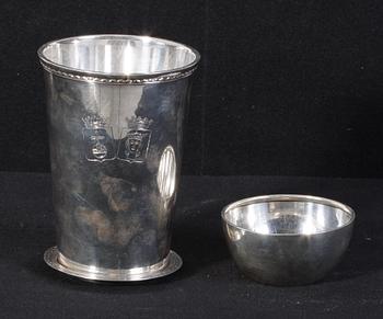 PARTI SILVER, 3 st, bla GAB, 1900-tal.