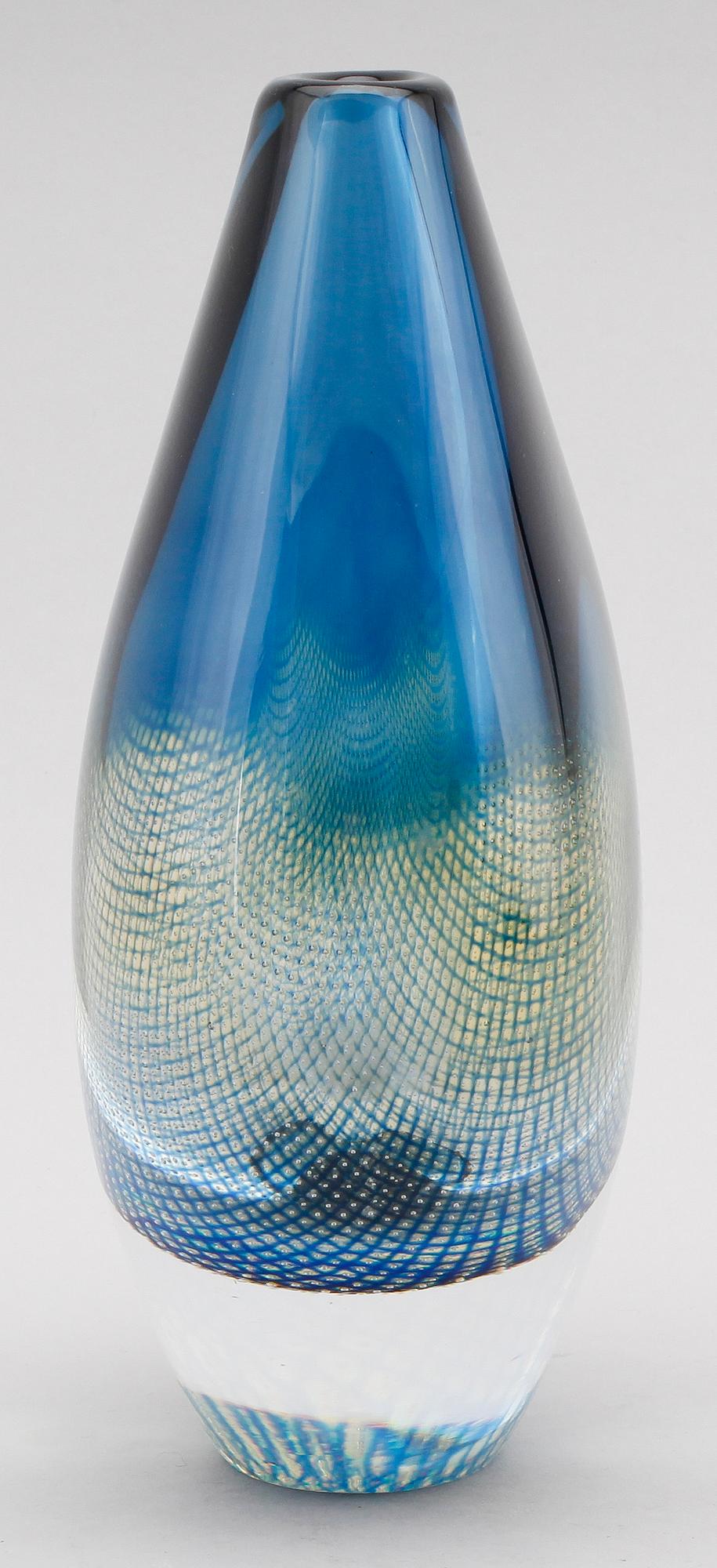 VAS, glas, "Kraka", Sven Palmqvist, Orrefors, signerad.